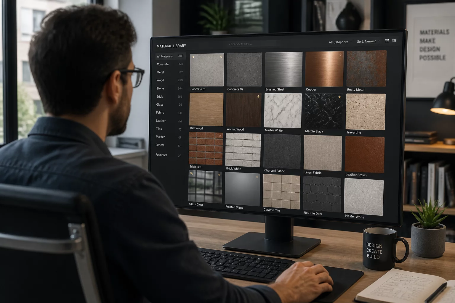 User guide for Surface Atlas material evaluation