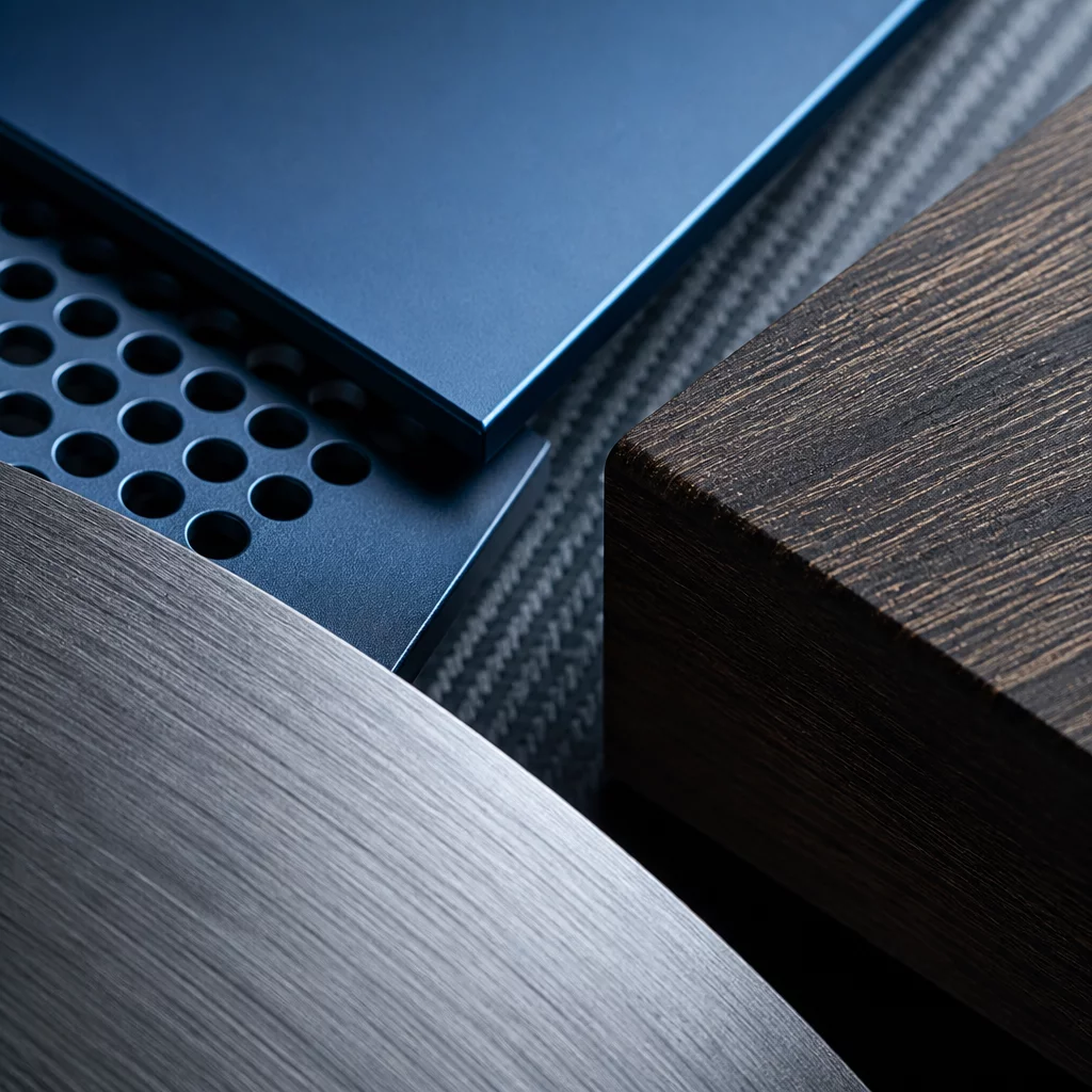 Material surface texture detail